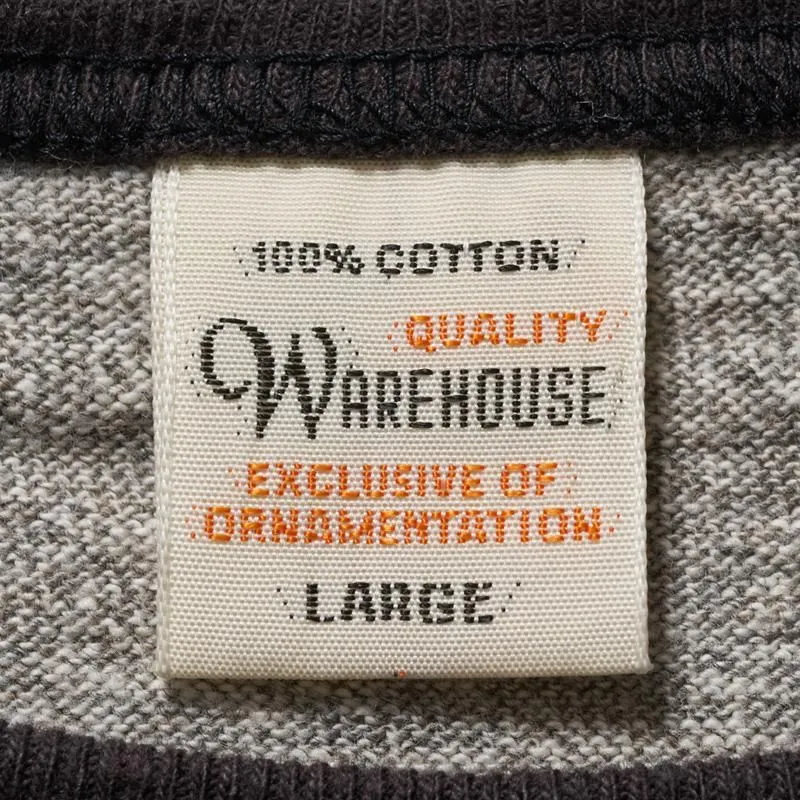 Warehouse & Co. Lot 4059 Ringer T-shirt - Death Valley -  Heather Gray/Sumikuro - Image 5