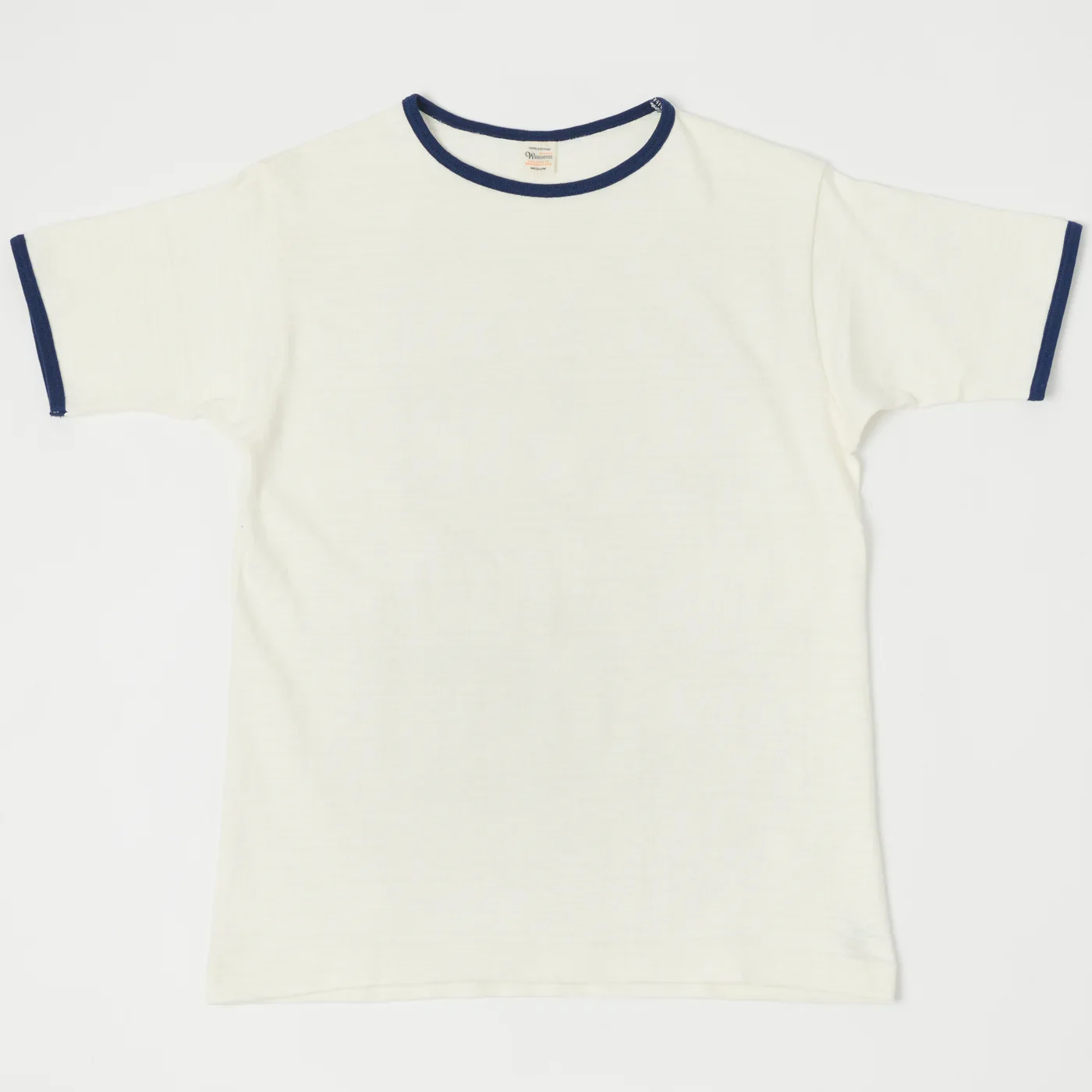 Warehouse & Co. Lot 4059 - Ringer Tee - Cream/Navy