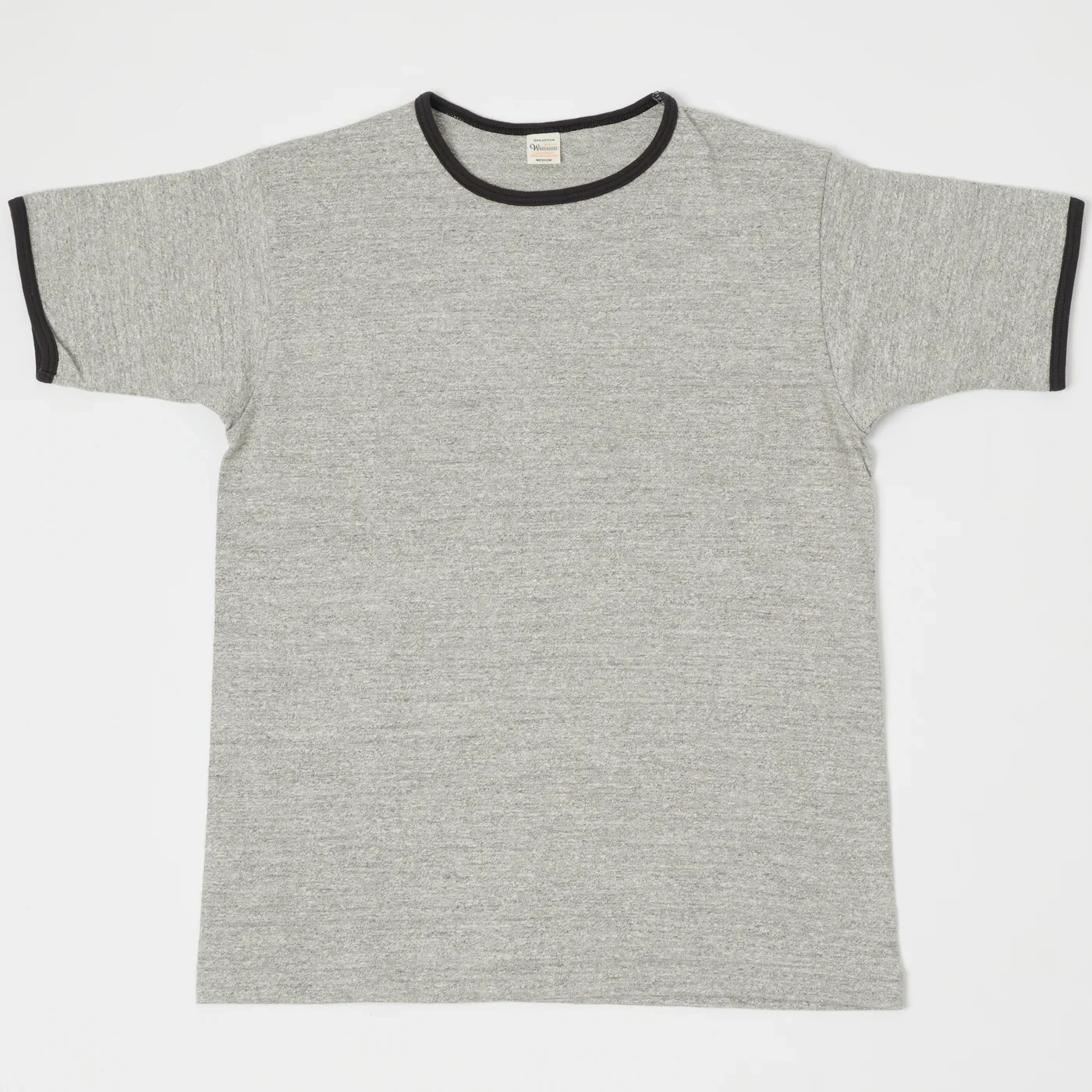 Warehouse & Co. Lot 4059 - Ringer Tee - Heather Gray/Black