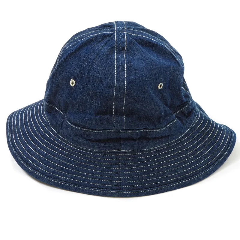 Warehouse & Co. Lot 5200 - Denim Army Hat - Indigo Denim - Image 2
