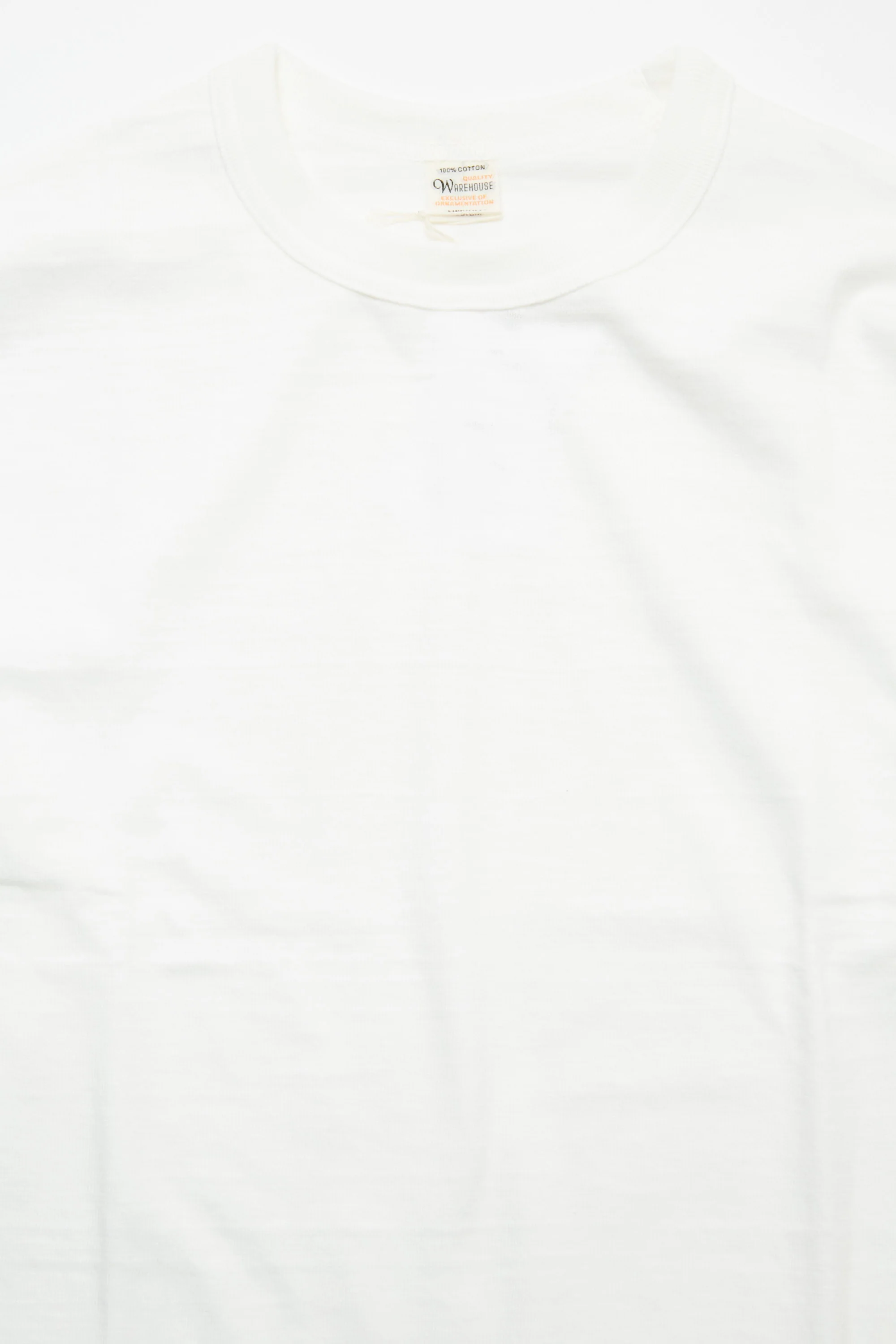 Warehouse & Co. 5906 - Long Sleeve Crewneck T-Shirt - Off White - Image 2