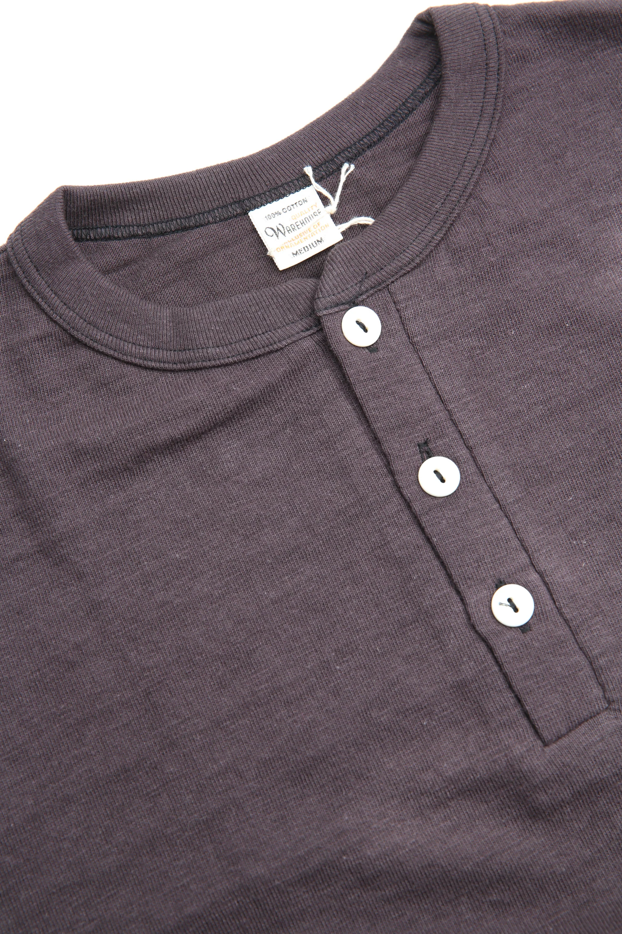 Warehouse Lot 4601 Henley Neck T - Sumikuro Ink Black - Image 4
